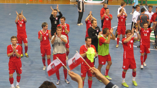Mecz Biemcy - Polska w futsalu