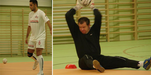 Trening przed spotkaniem z Mariossem