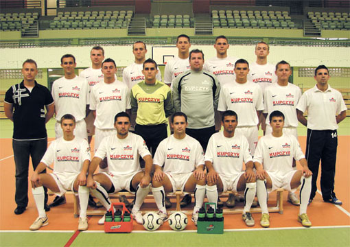 Trening przed spotkaniem z Mariossem