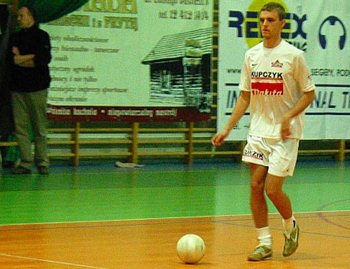 Zając - wyróżniający się zawodnik Kupczyka Makity