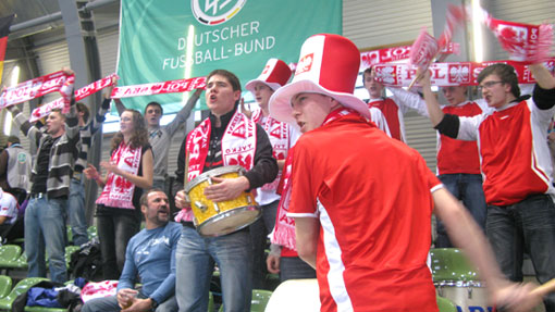 Mecz Biemcy - Polska w futsalu